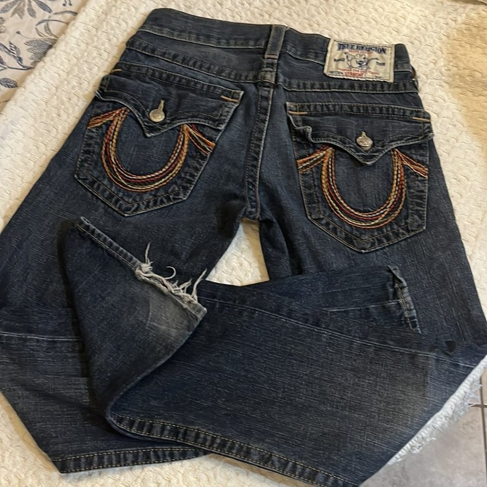 True Religion World Tour, Section Straight, Size 30, Blue